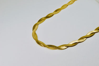 DOUBLE SNAKE NECKLACE